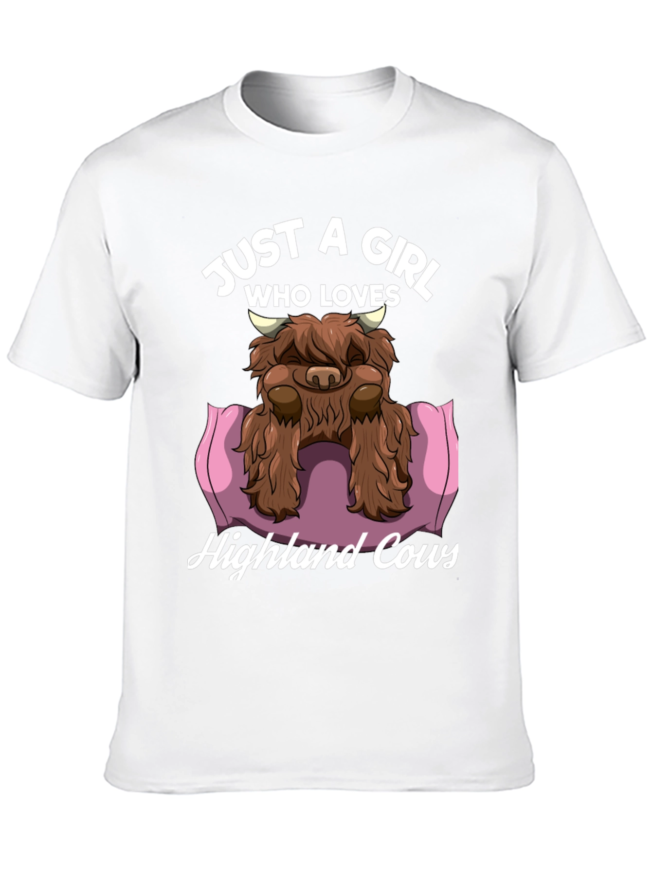Highland Cow Lover Graphic Tee