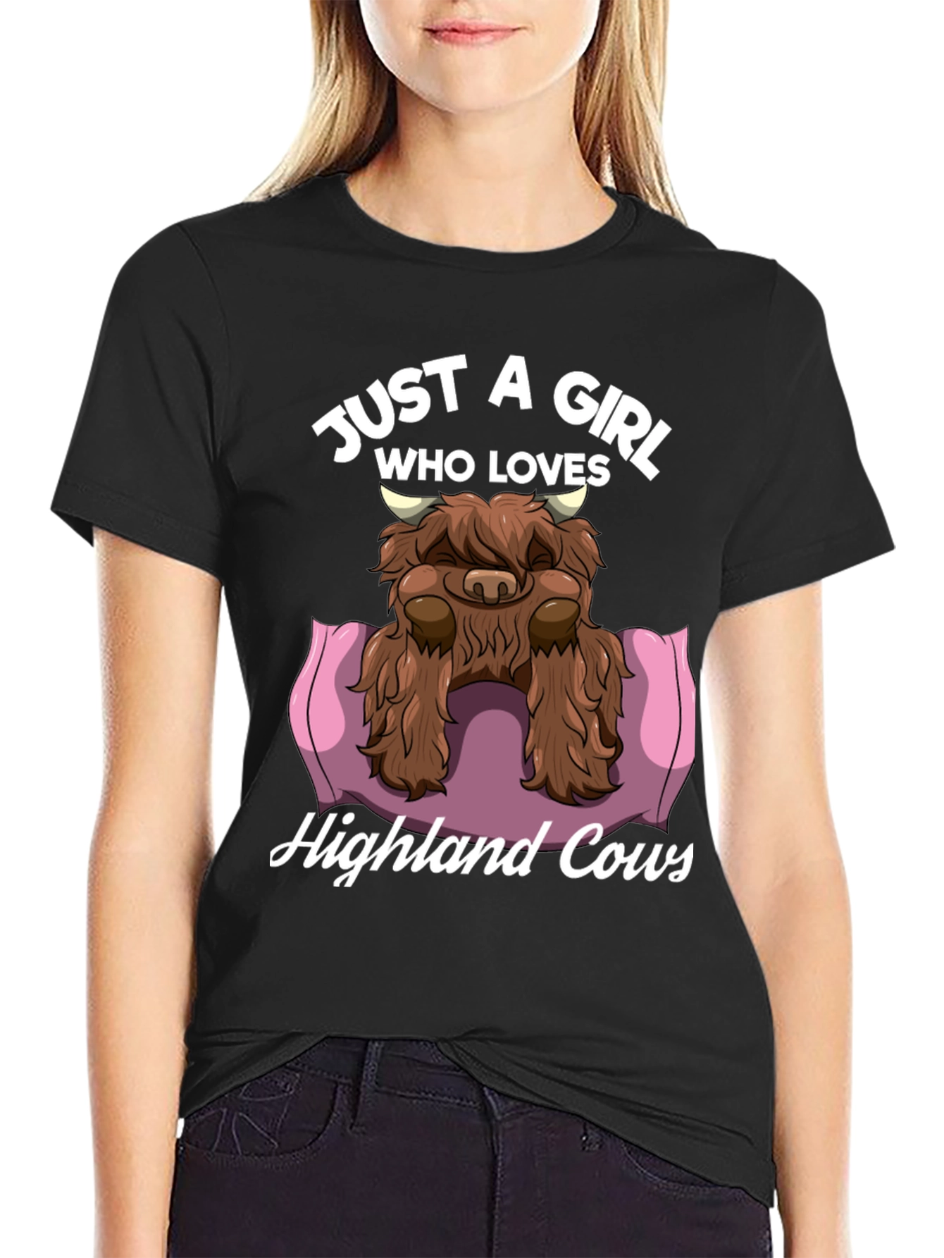 Highland Cow Lover Graphic Tee