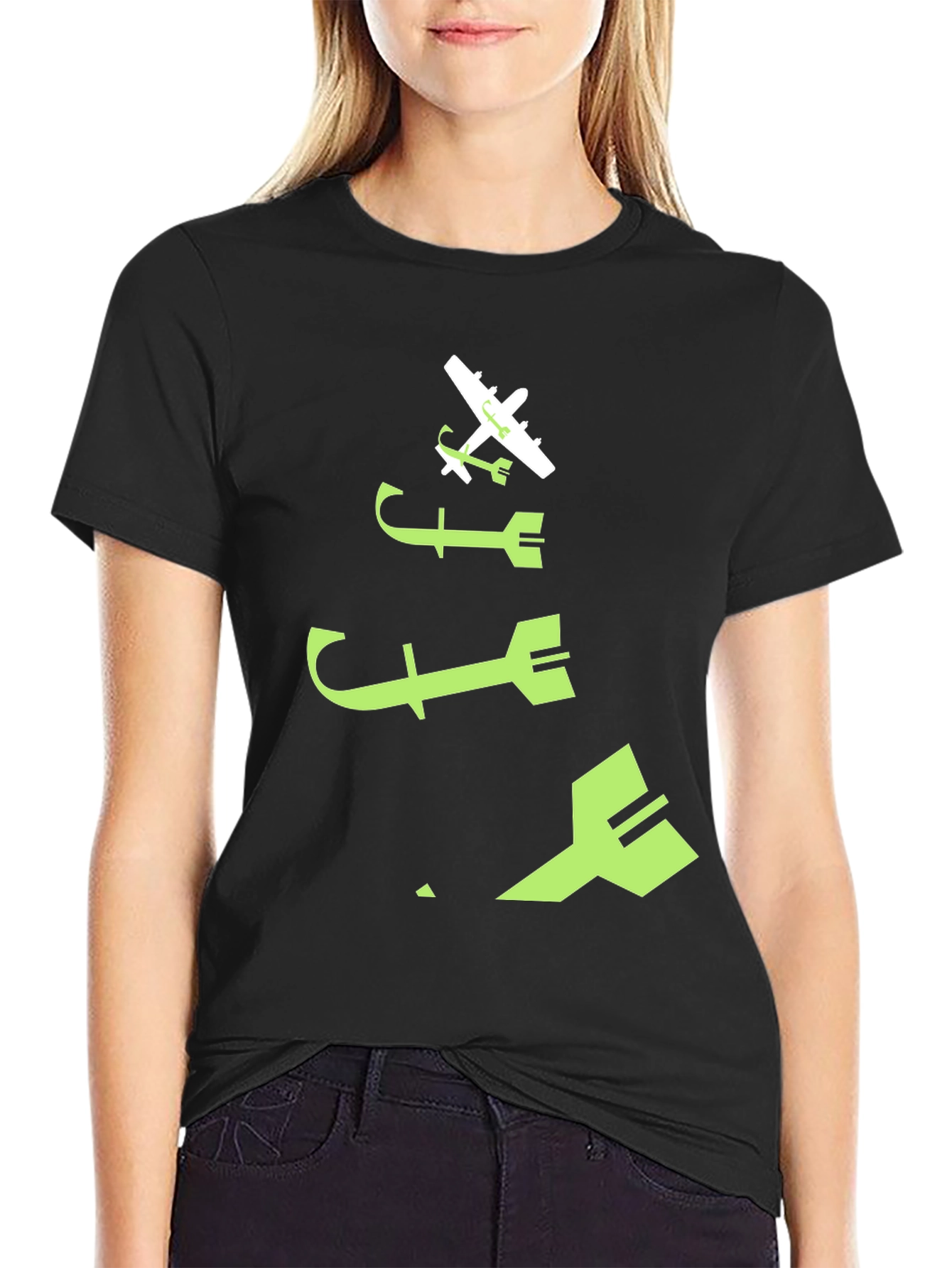 Airplane Bomb Drop T-Shirt - Funny Graphic Tee