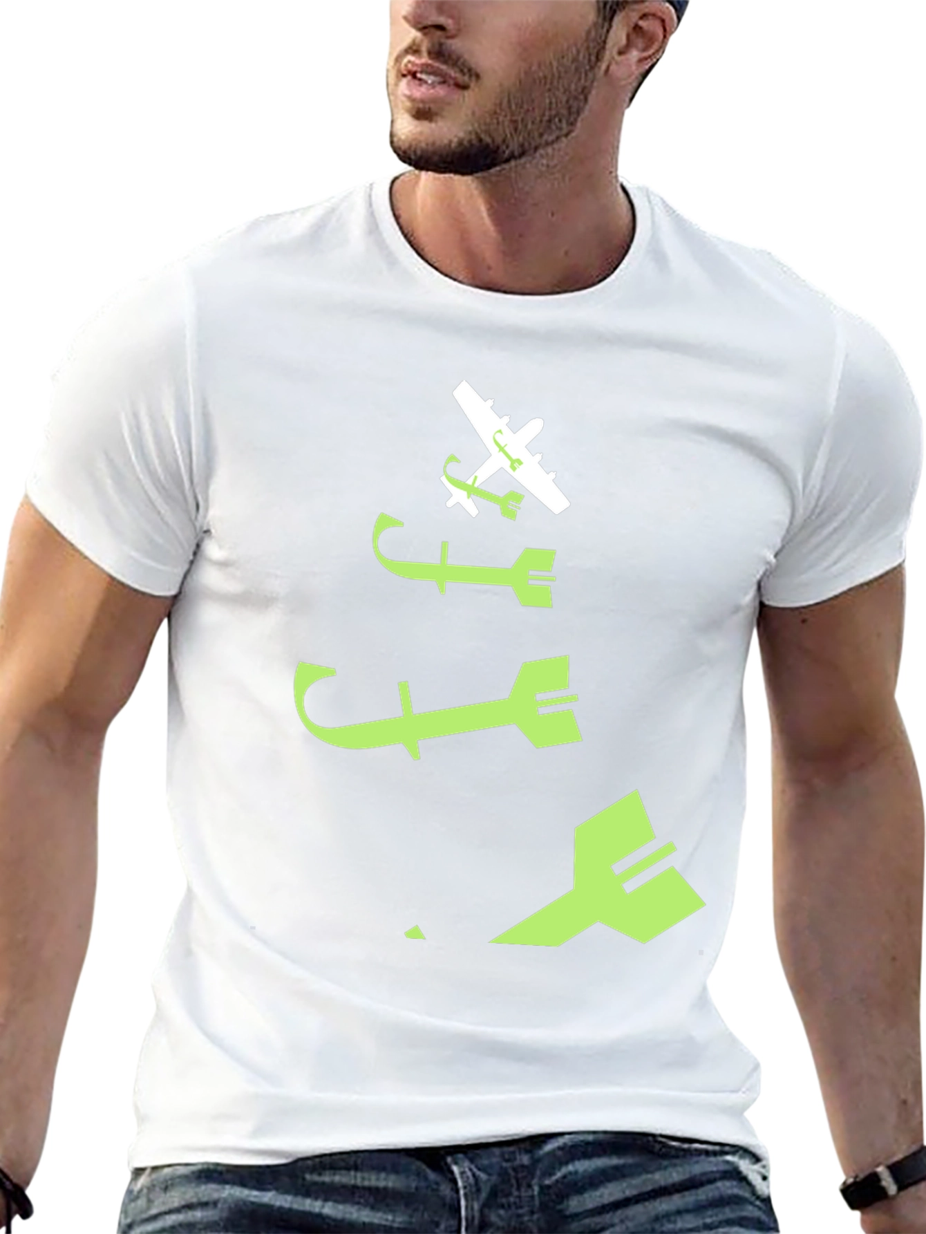 Airplane Bomb Drop T-Shirt - Funny Graphic Tee