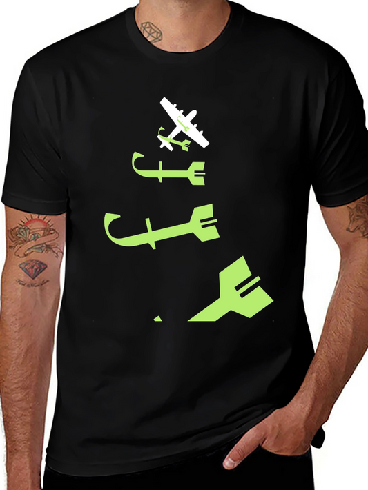 Airplane Bomb Drop T-Shirt - Funny Graphic Tee