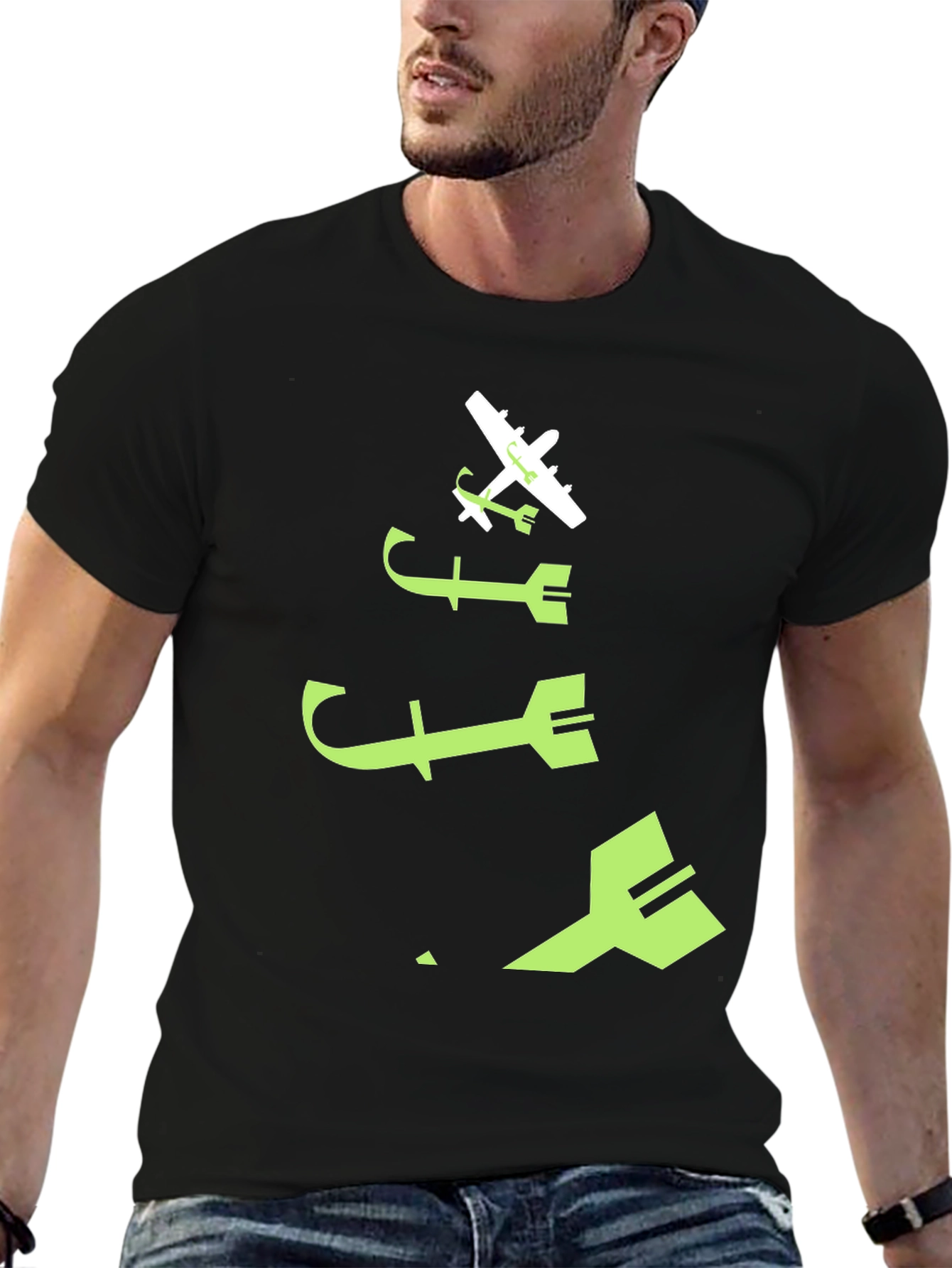 Airplane Bomb Drop T-Shirt - Funny Graphic Tee