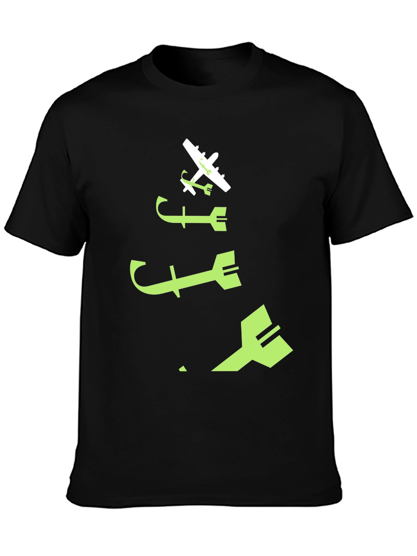 Airplane Bomb Drop T-Shirt - Funny Graphic Tee