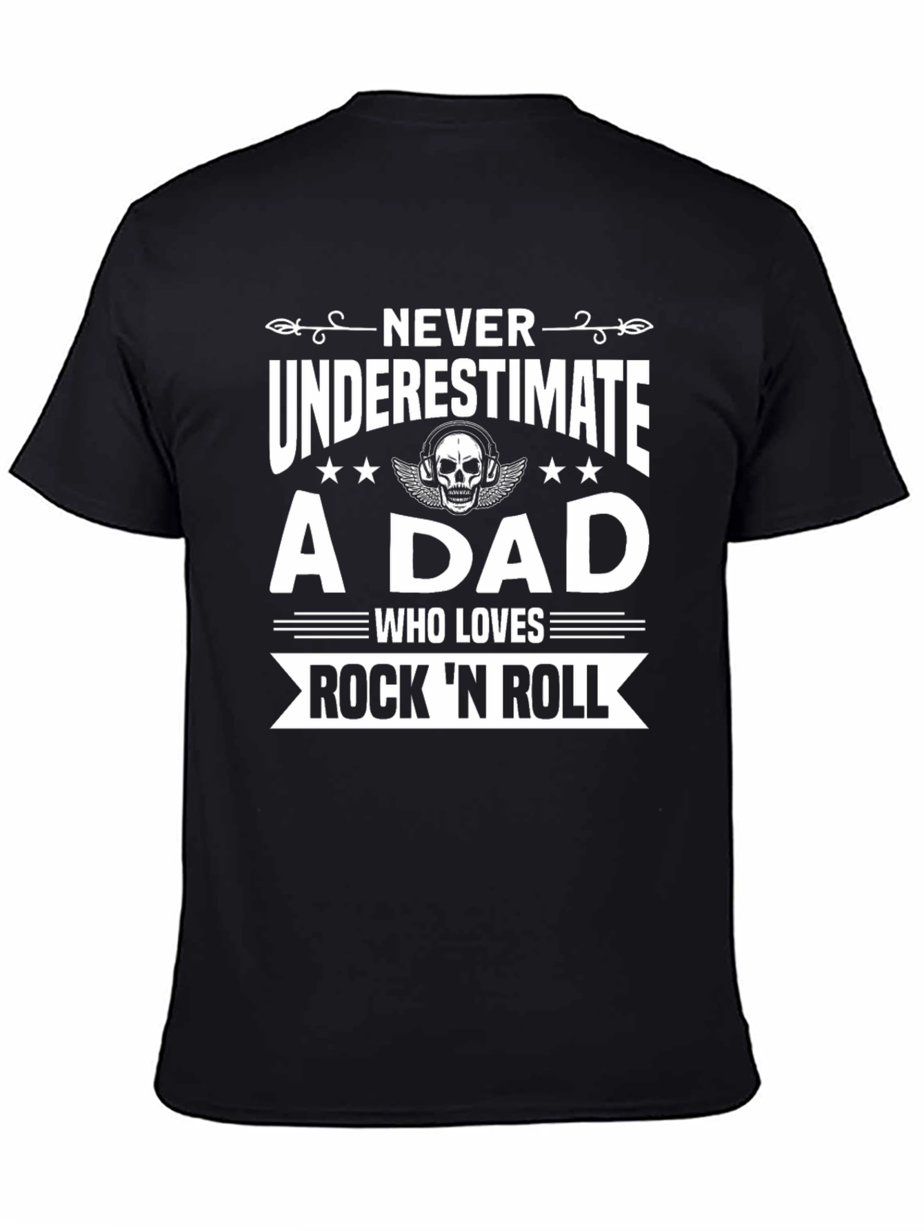 Rock n Roll Dad Graphic T-Shirt
