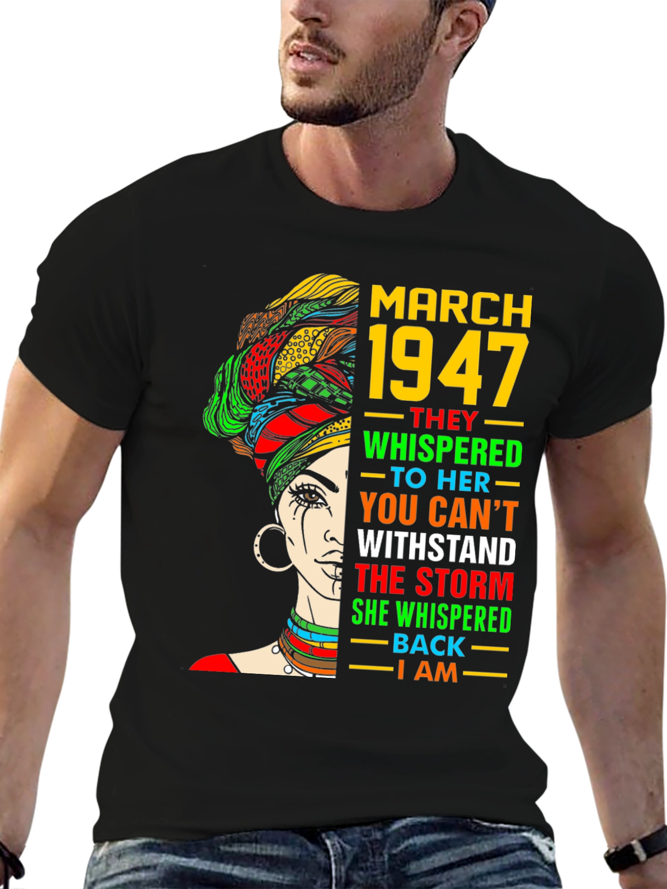 March 1947 Black Woman T-Shirt