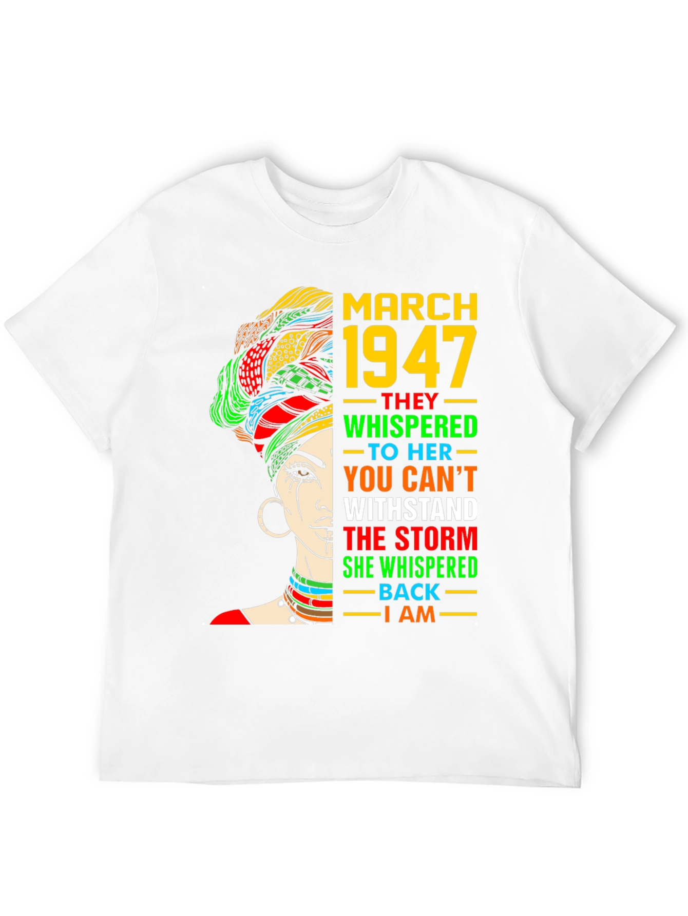 March 1947 Black Woman T-Shirt