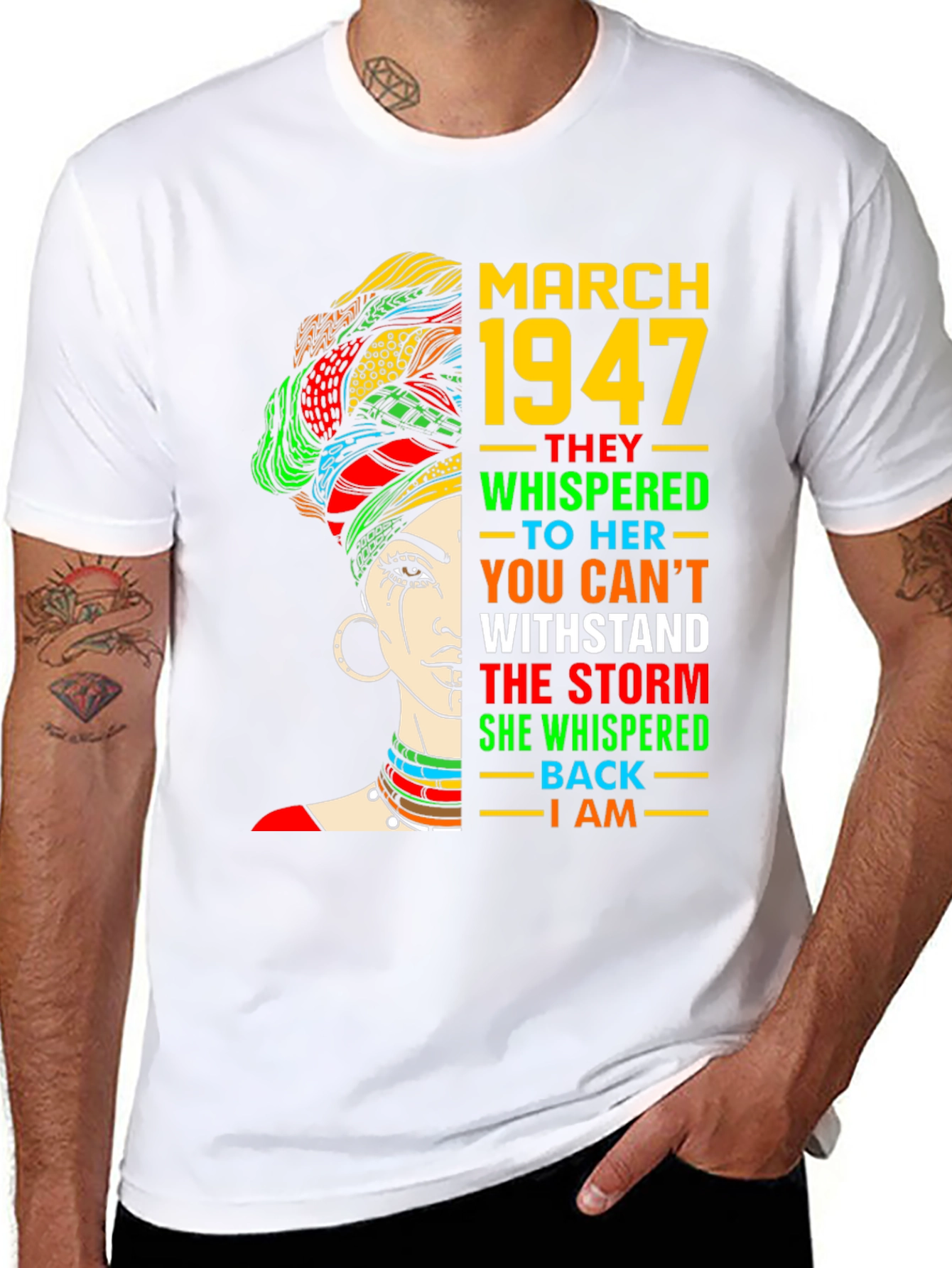 March 1947 Black Woman T-Shirt