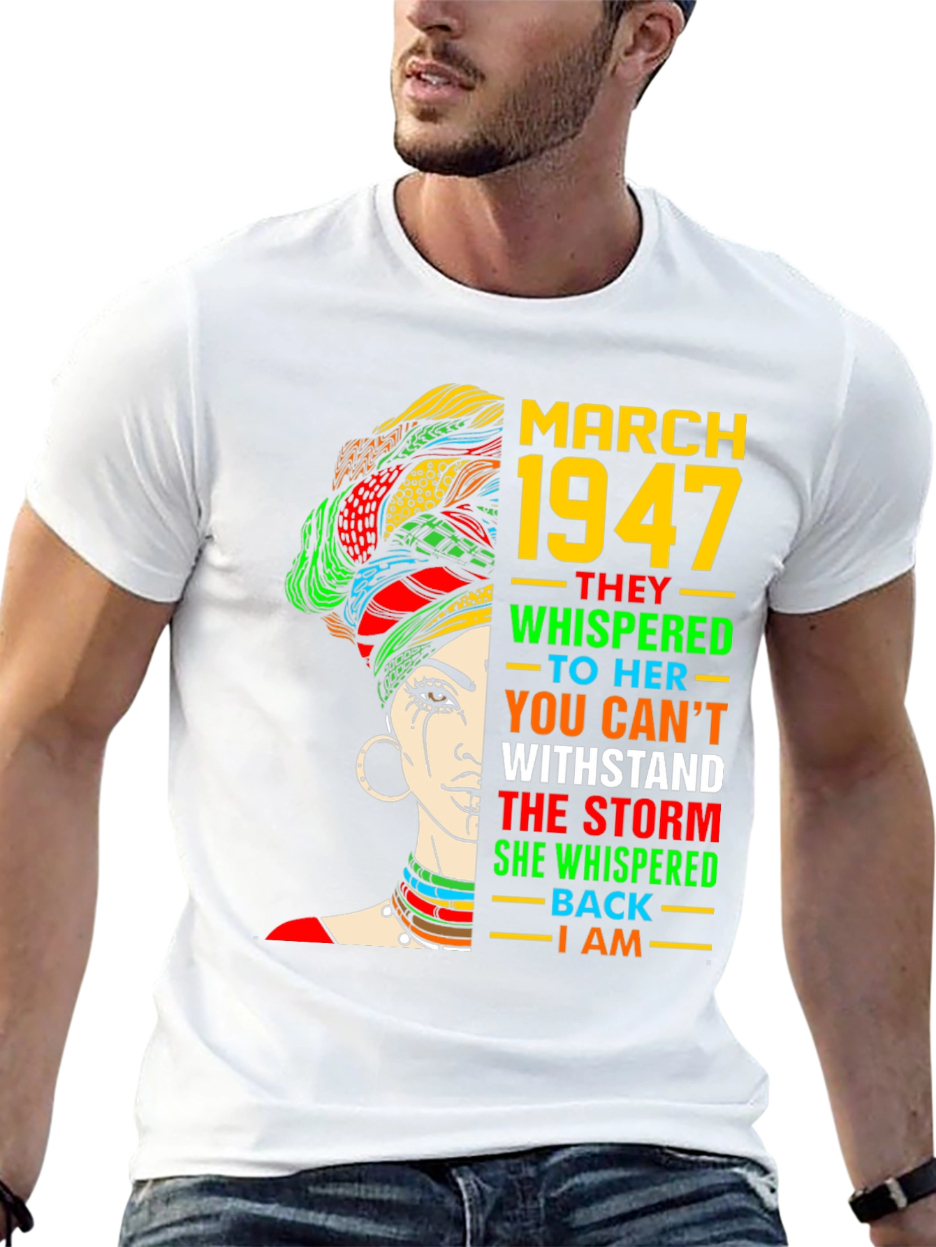 March 1947 Black Woman T-Shirt