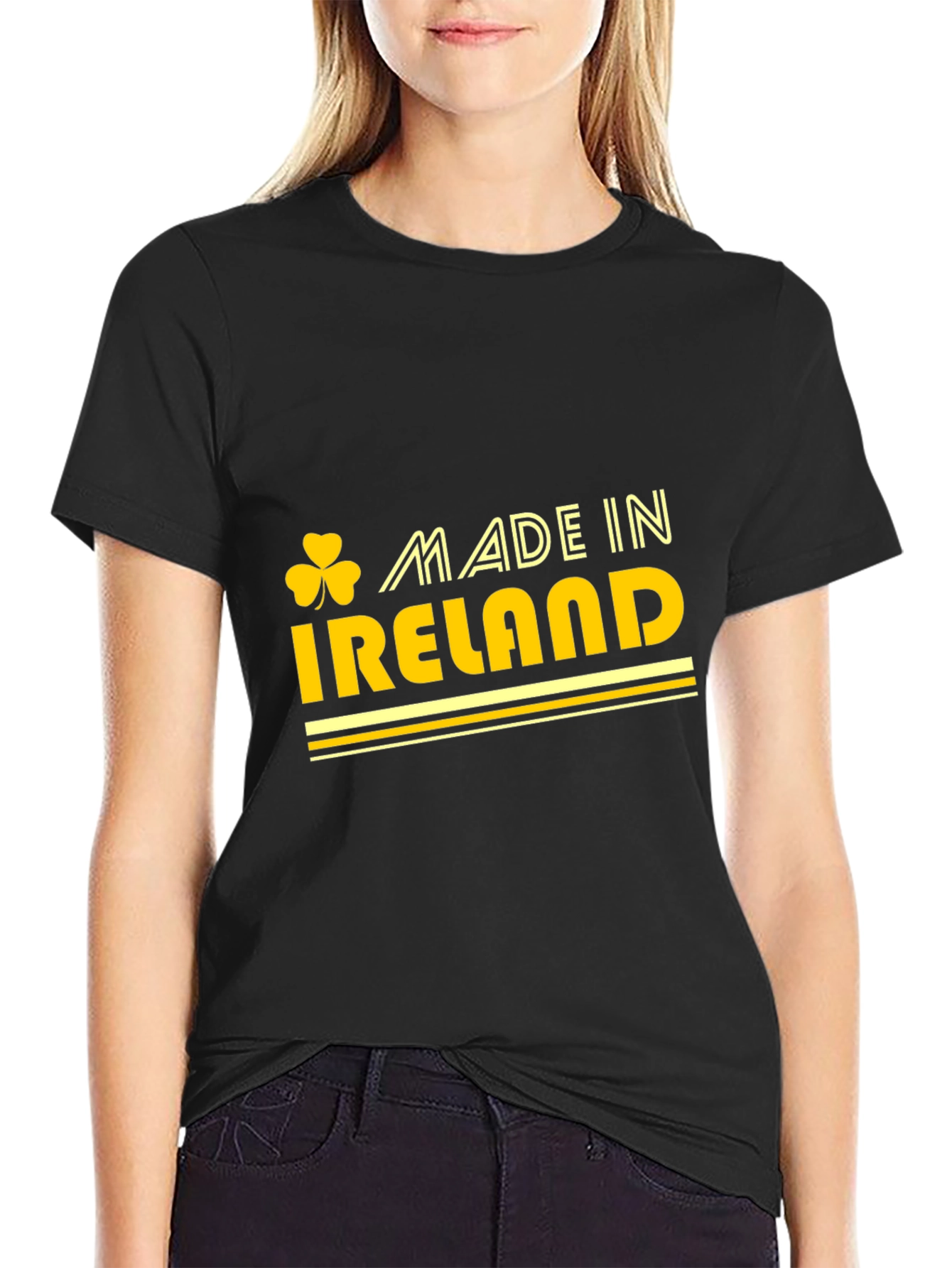 Made in Ireland T-Shirt - Shamrock Graphic Tee