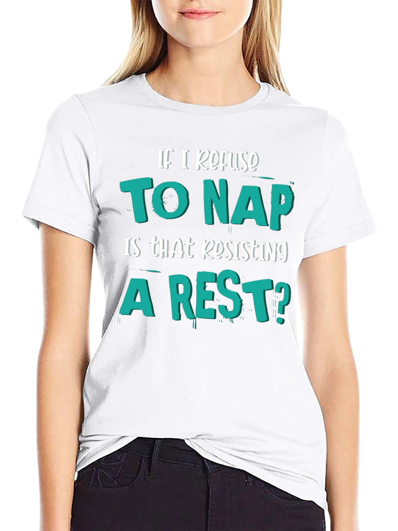 Funny Resisting a Rest Napping Humor T-Shirt