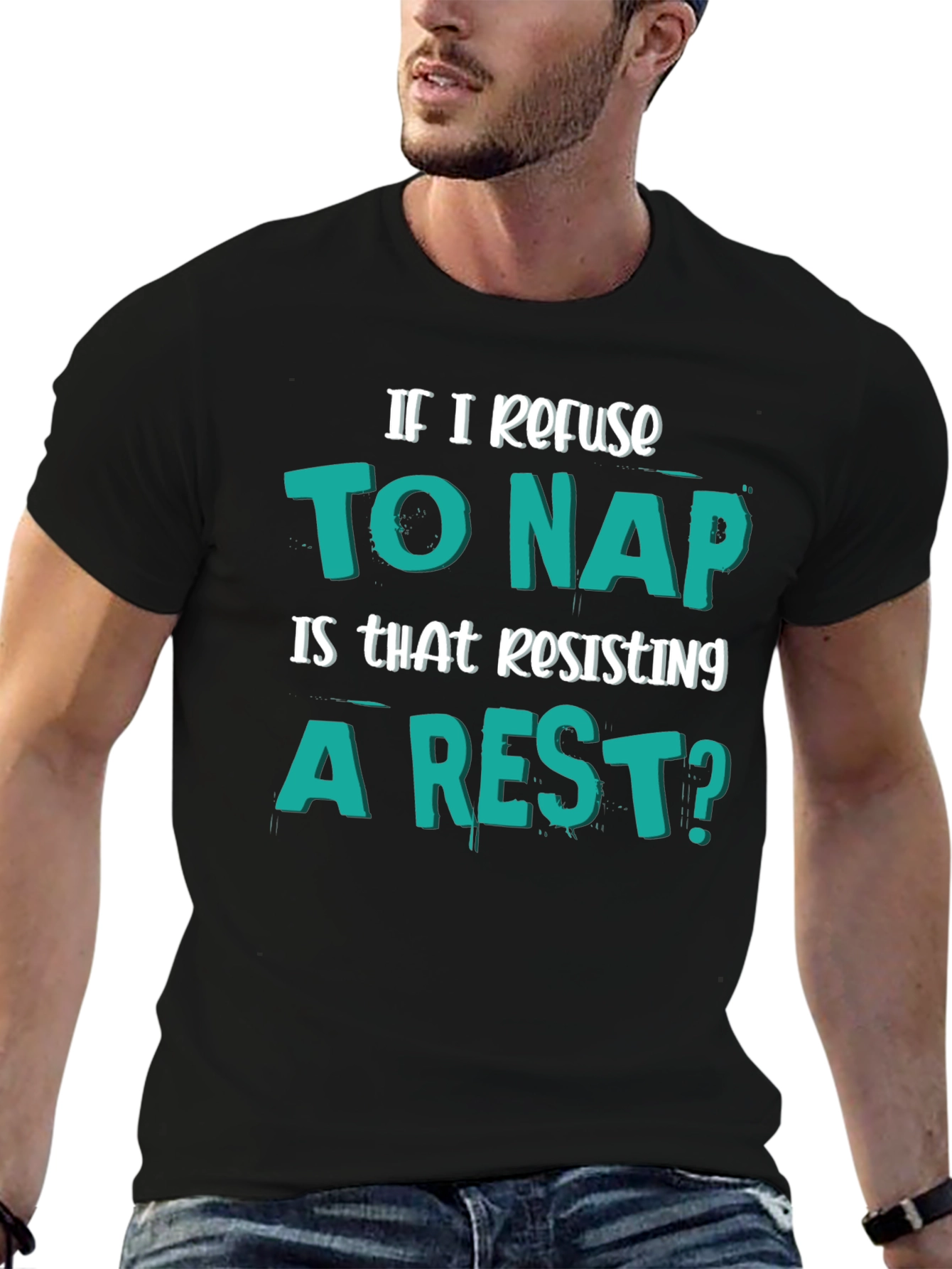 Funny Resisting a Rest Napping Humor T-Shirt