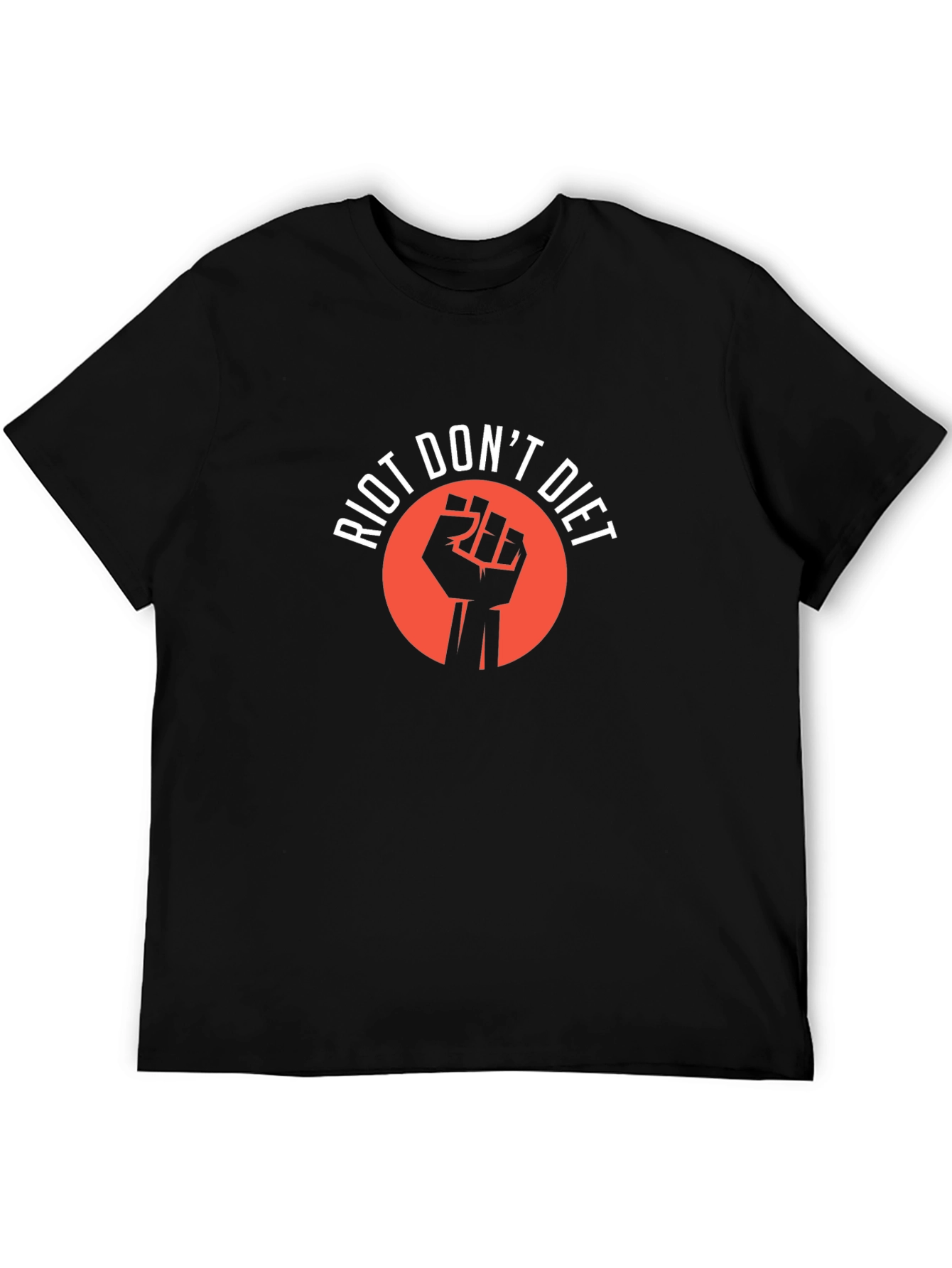 Riot Dont Diet Graphic Tee - Black