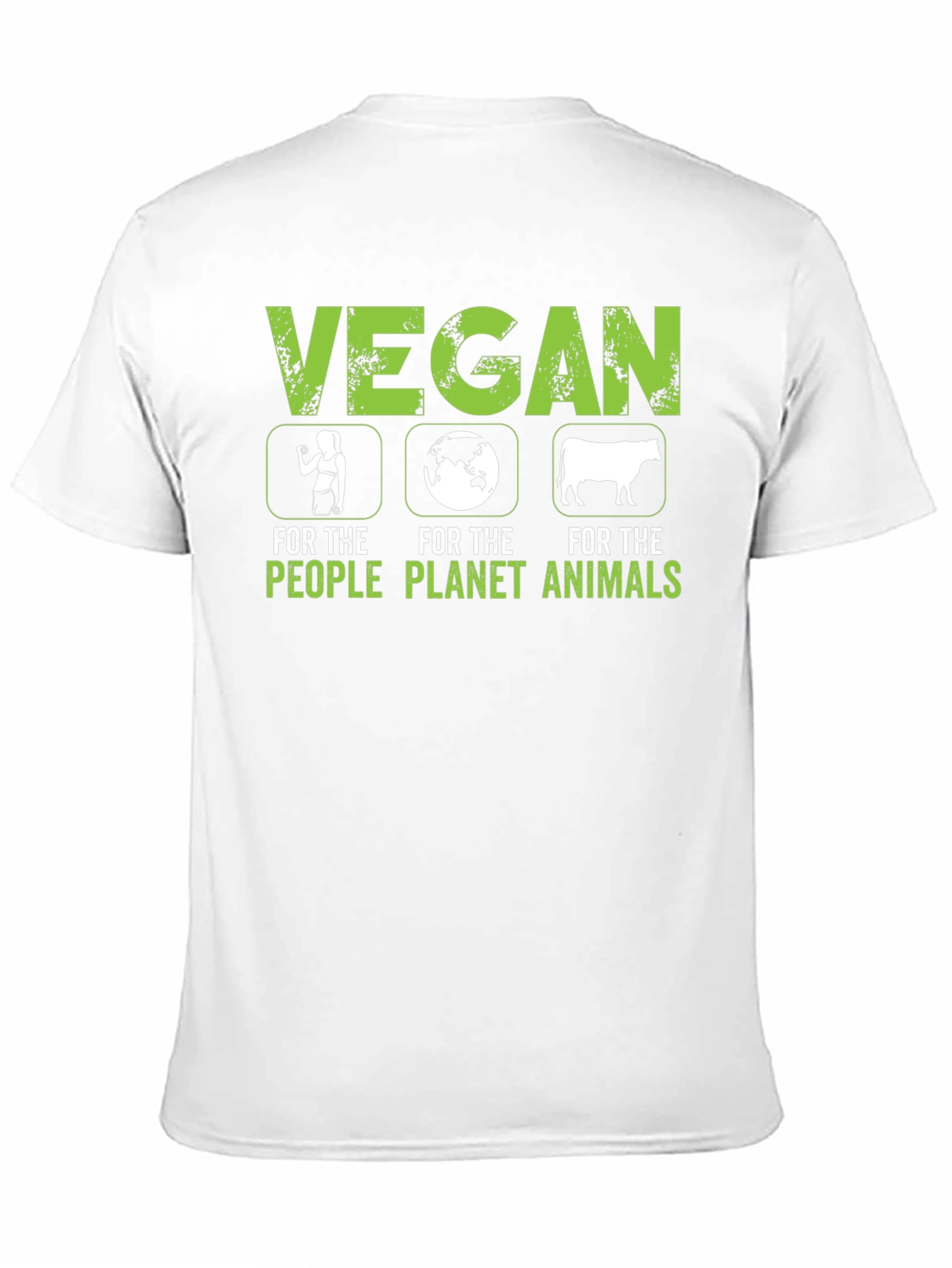 Vegan For The People Planet Animals T-Shirt