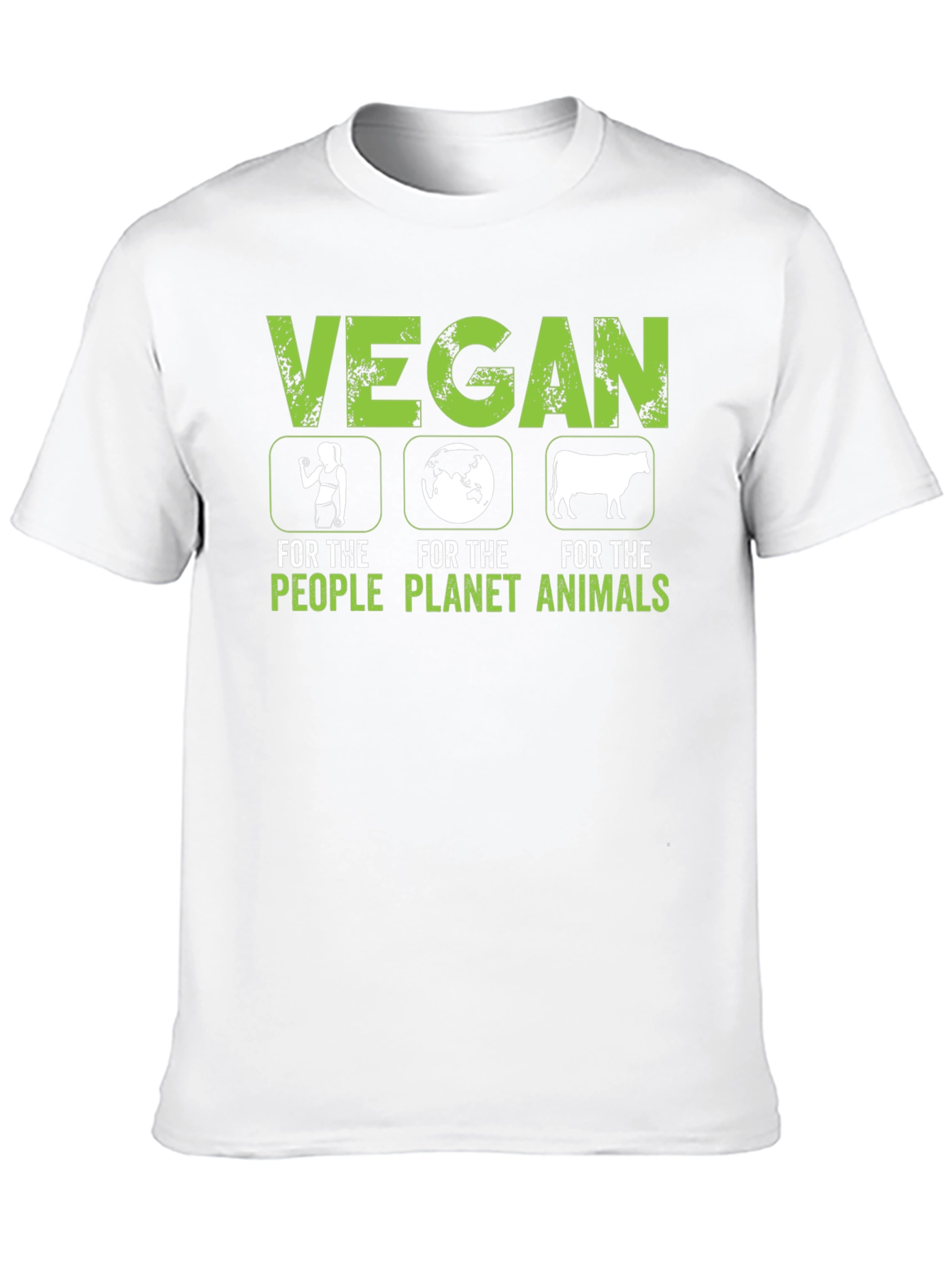 Vegan For The People Planet Animals T-Shirt