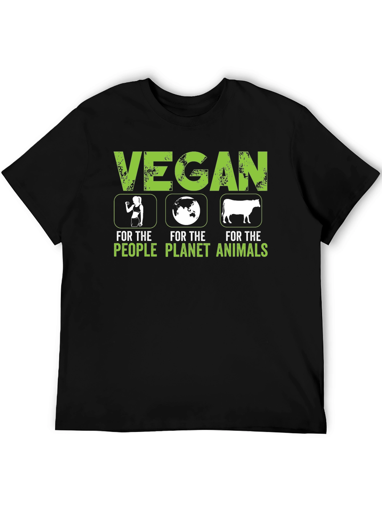 Vegan For The People Planet Animals T-Shirt