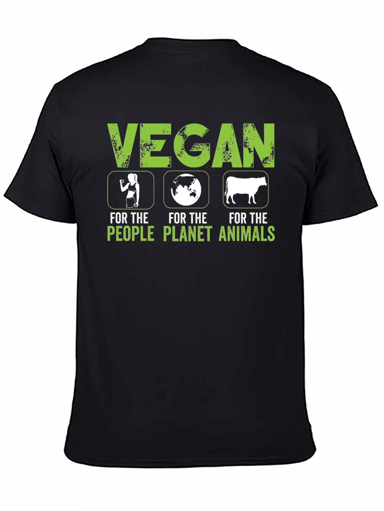 Vegan For The People Planet Animals T-Shirt