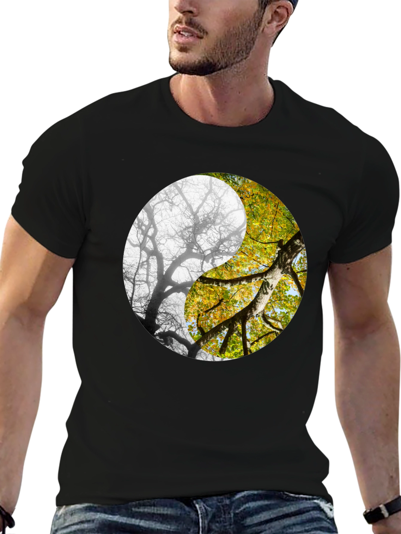 Yin Yang Tree Graphic Tee