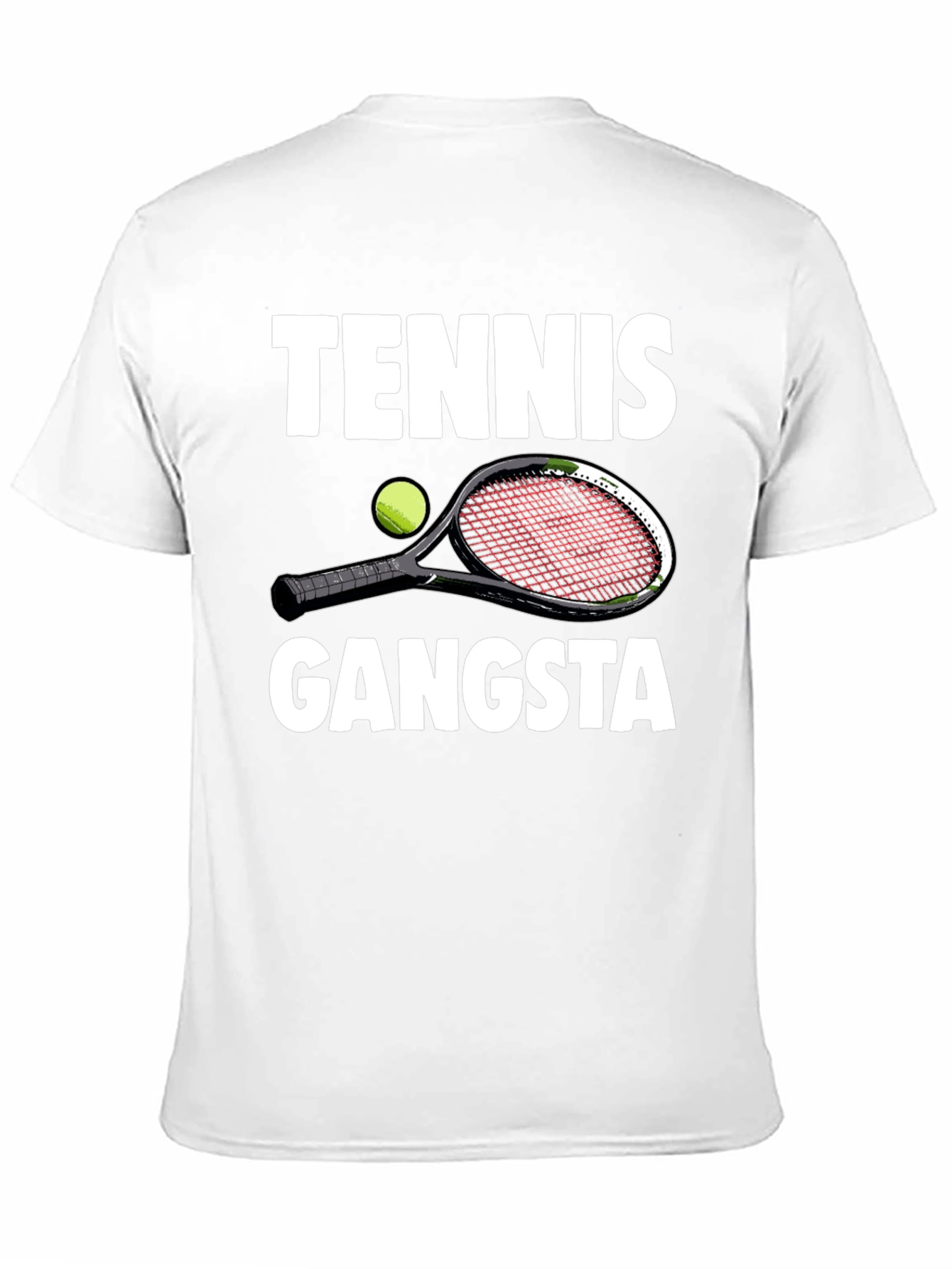 Tennis Gangsta Graphic T-Shirt