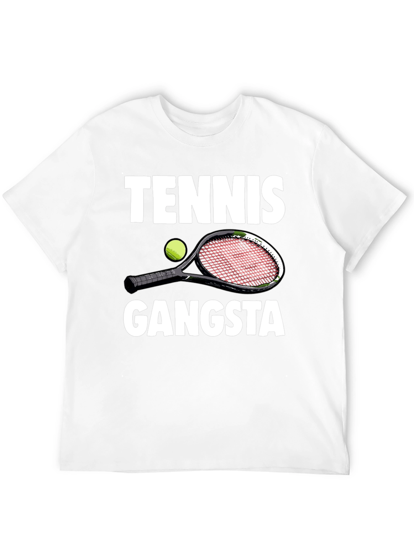 Tennis Gangsta Graphic T-Shirt