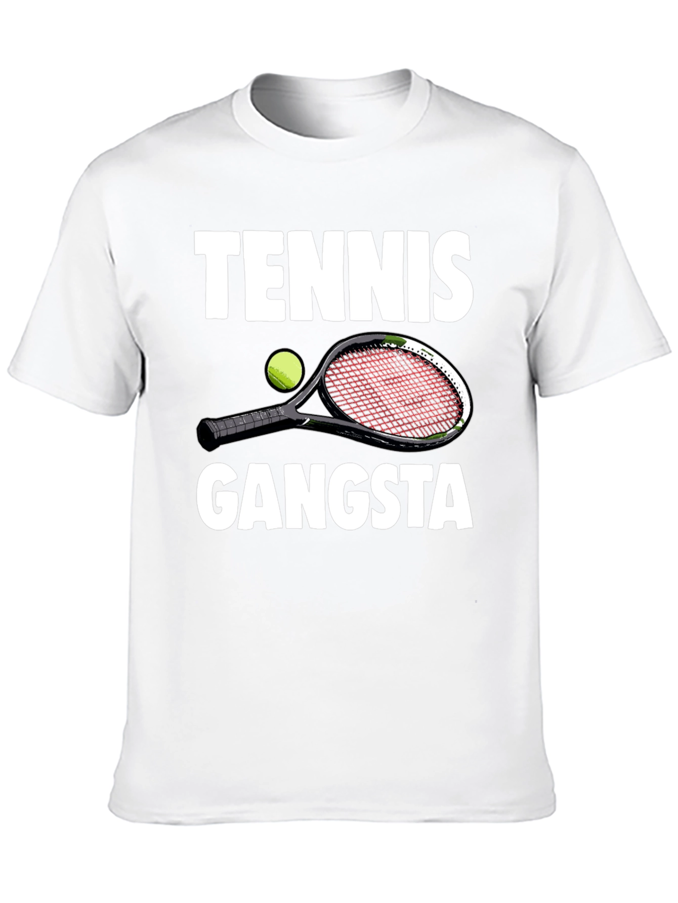 Tennis Gangsta Graphic T-Shirt