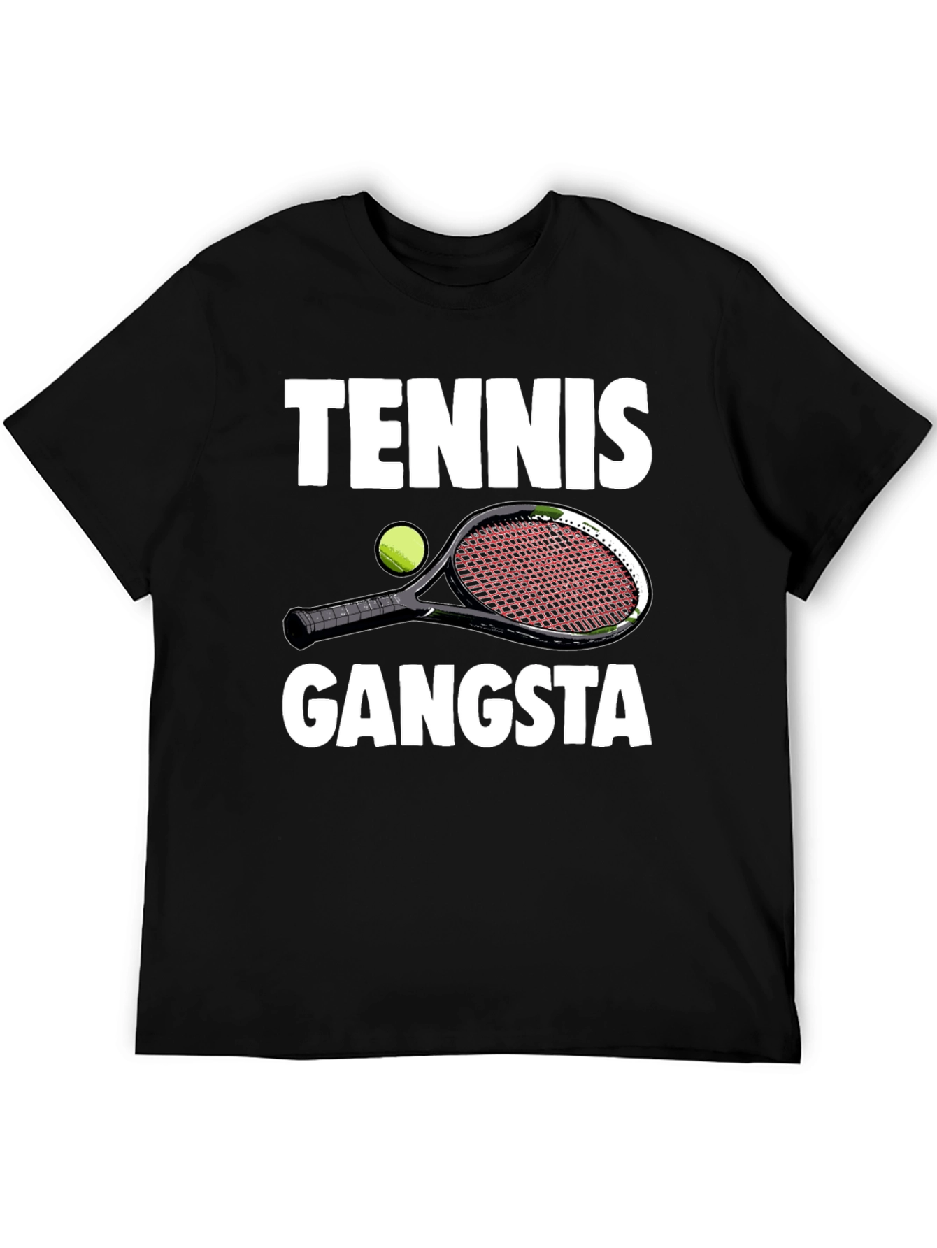 Tennis Gangsta Graphic T-Shirt