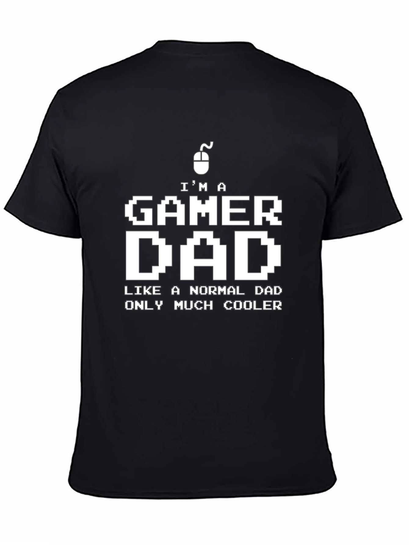 Gamer Dad T-Shirt - Cool Pixel Art Design