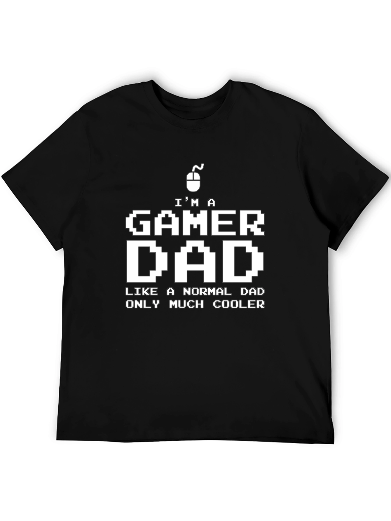 Gamer Dad T-Shirt - Cool Pixel Art Design