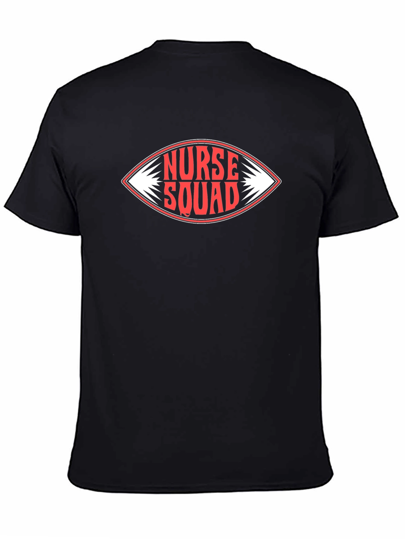 Nurse Squad Graphic T-Shirt - Black Cotton Tee