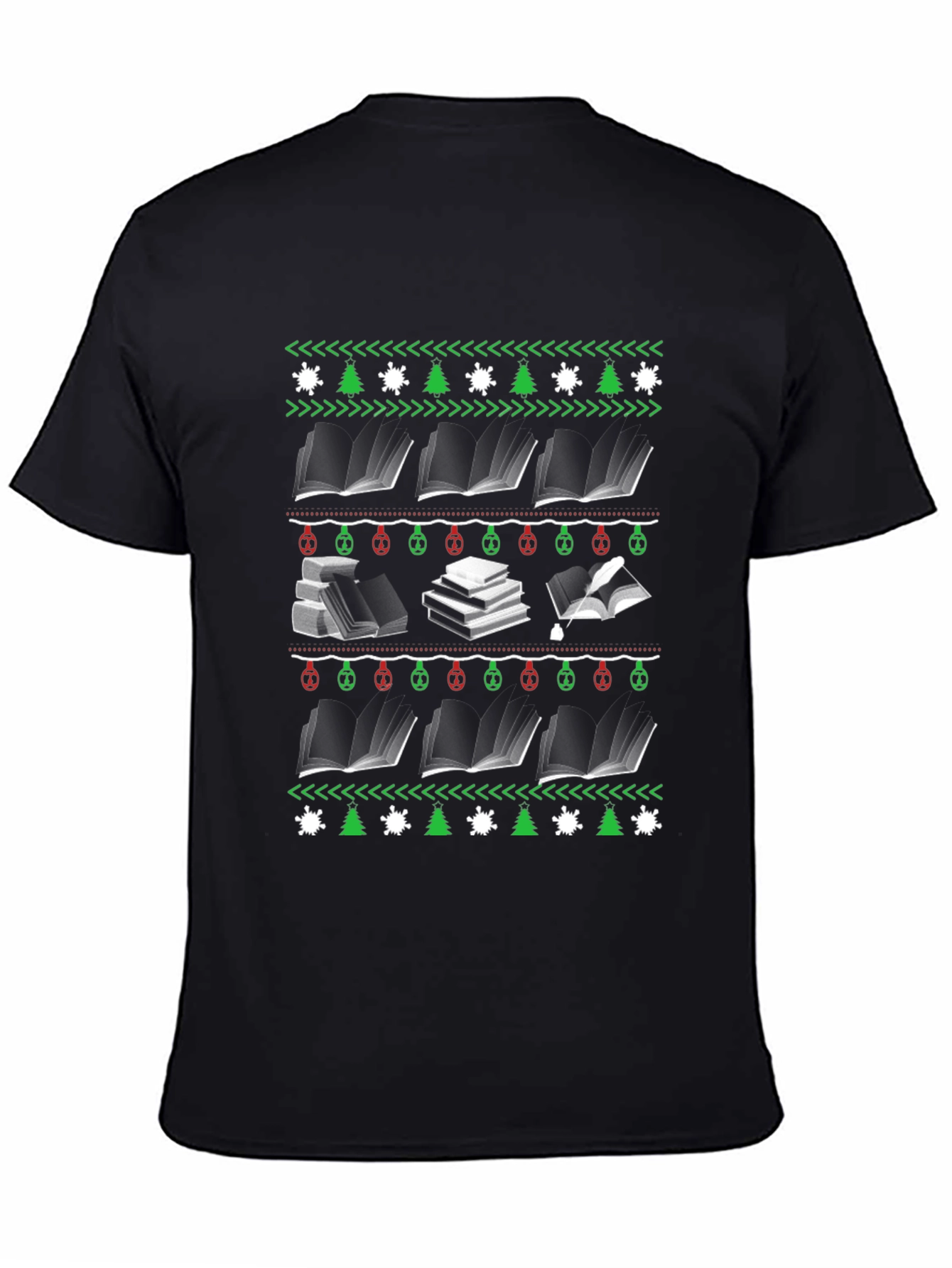 Bookworm Ugly Christmas Sweater T-Shirt