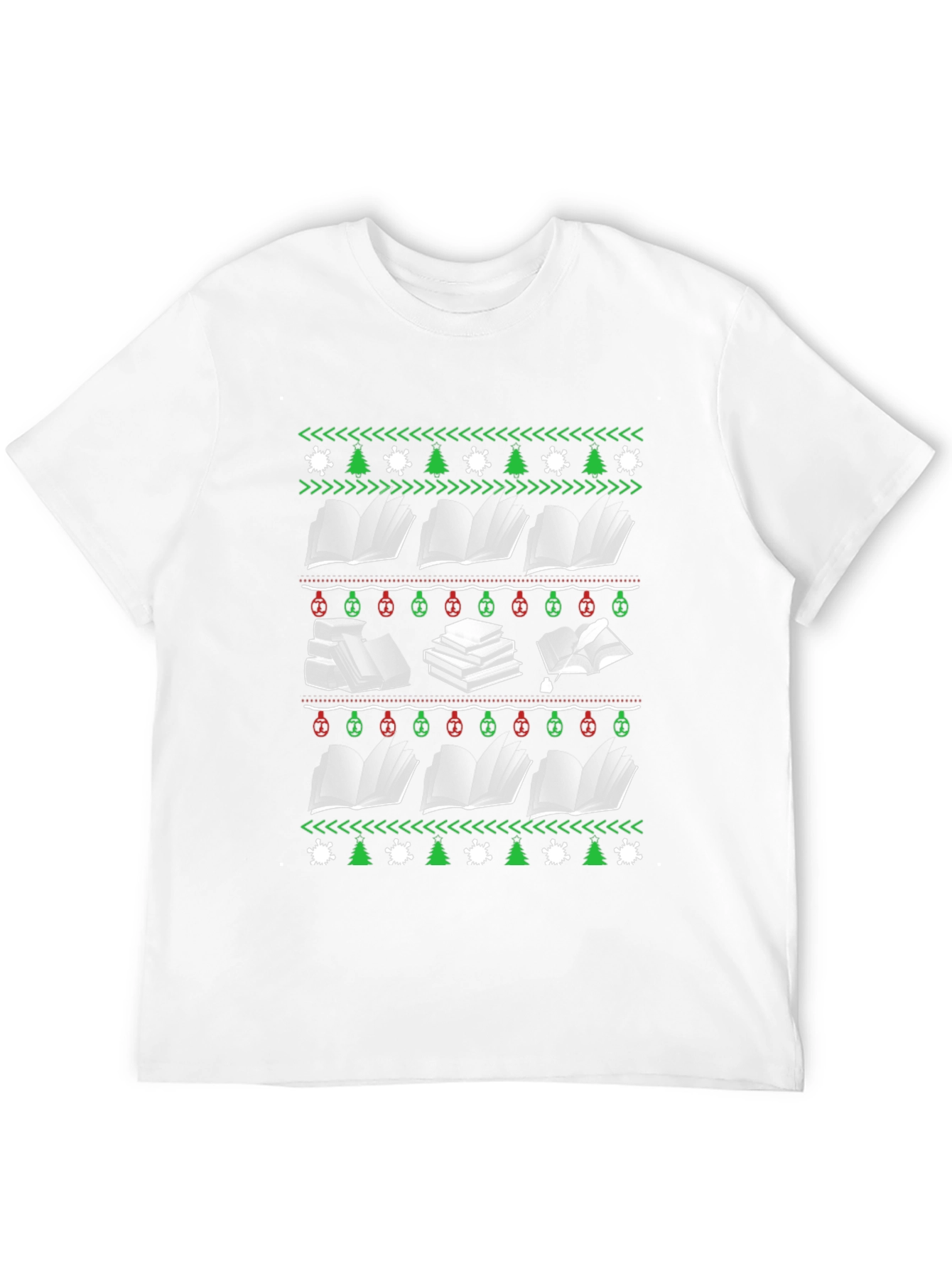 Bookworm Ugly Christmas Sweater T-Shirt