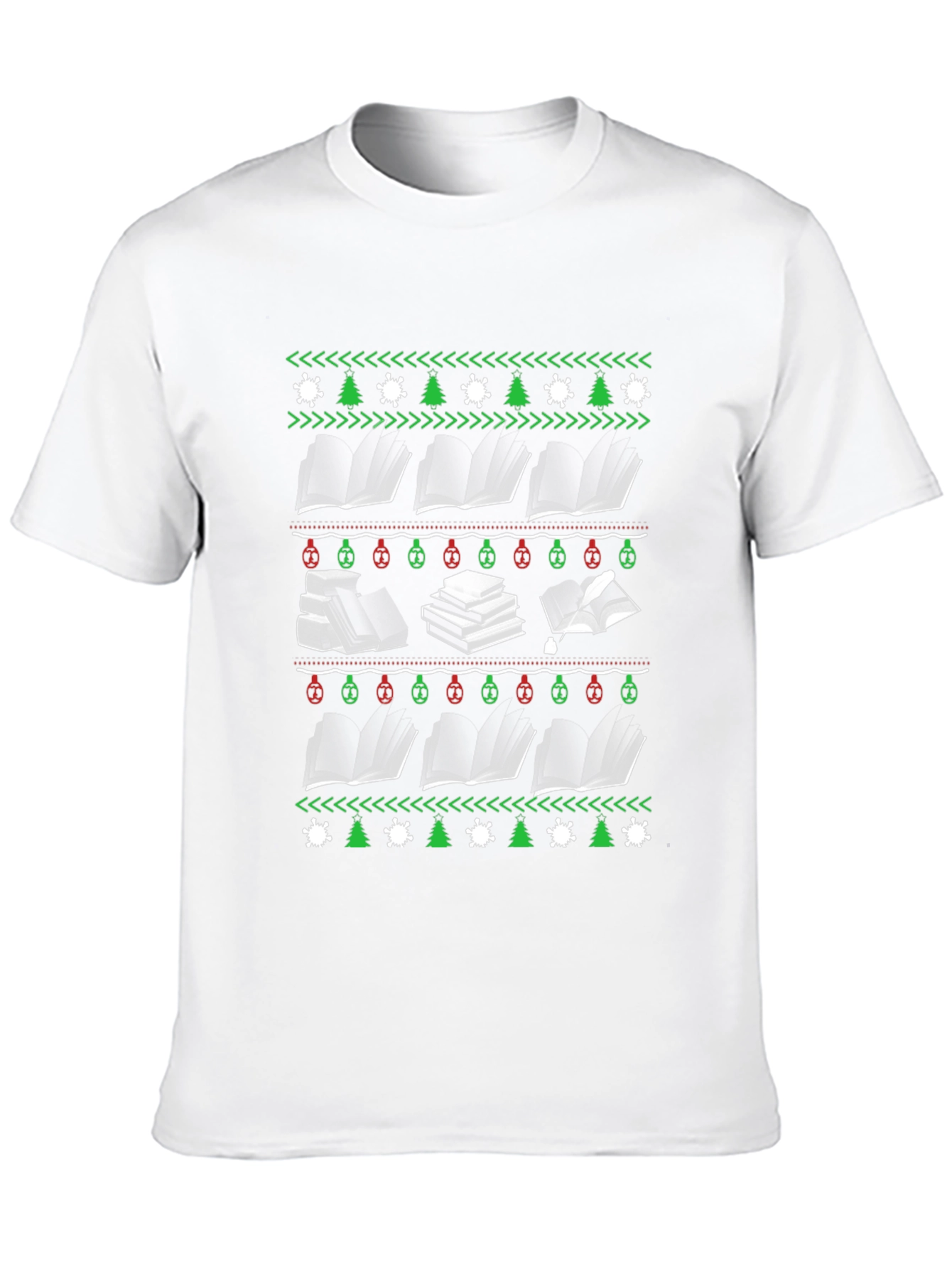Bookworm Ugly Christmas Sweater T-Shirt
