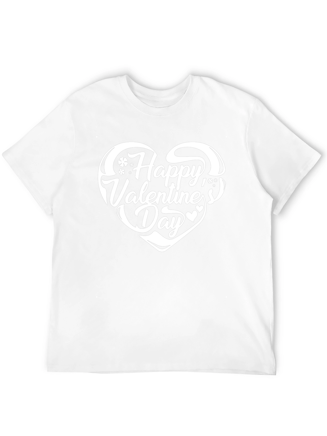Happy Valentines Day Black T-Shirt