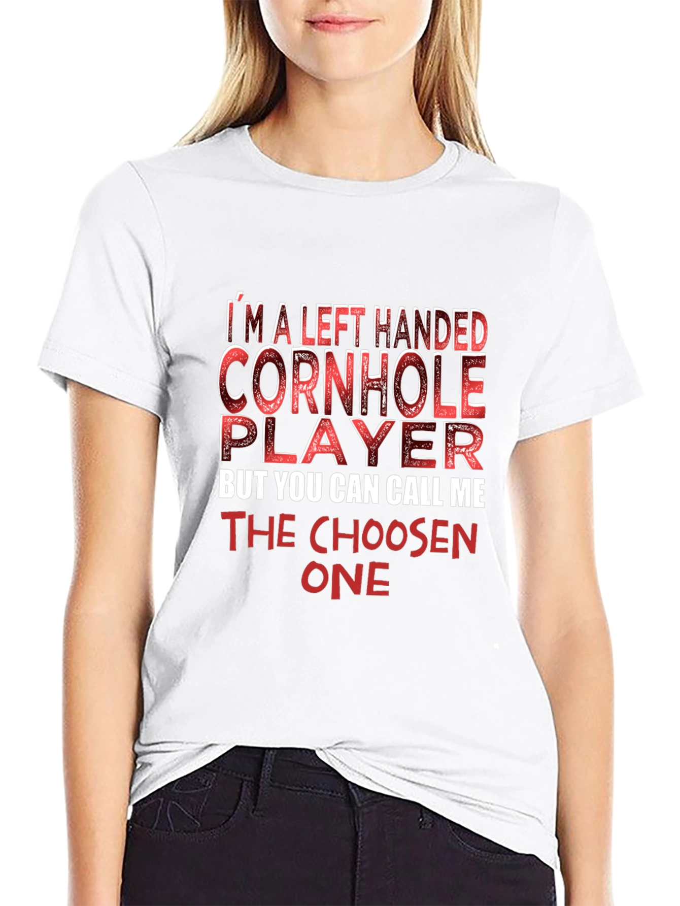 Left Handed Cornhole Player T-Shirt