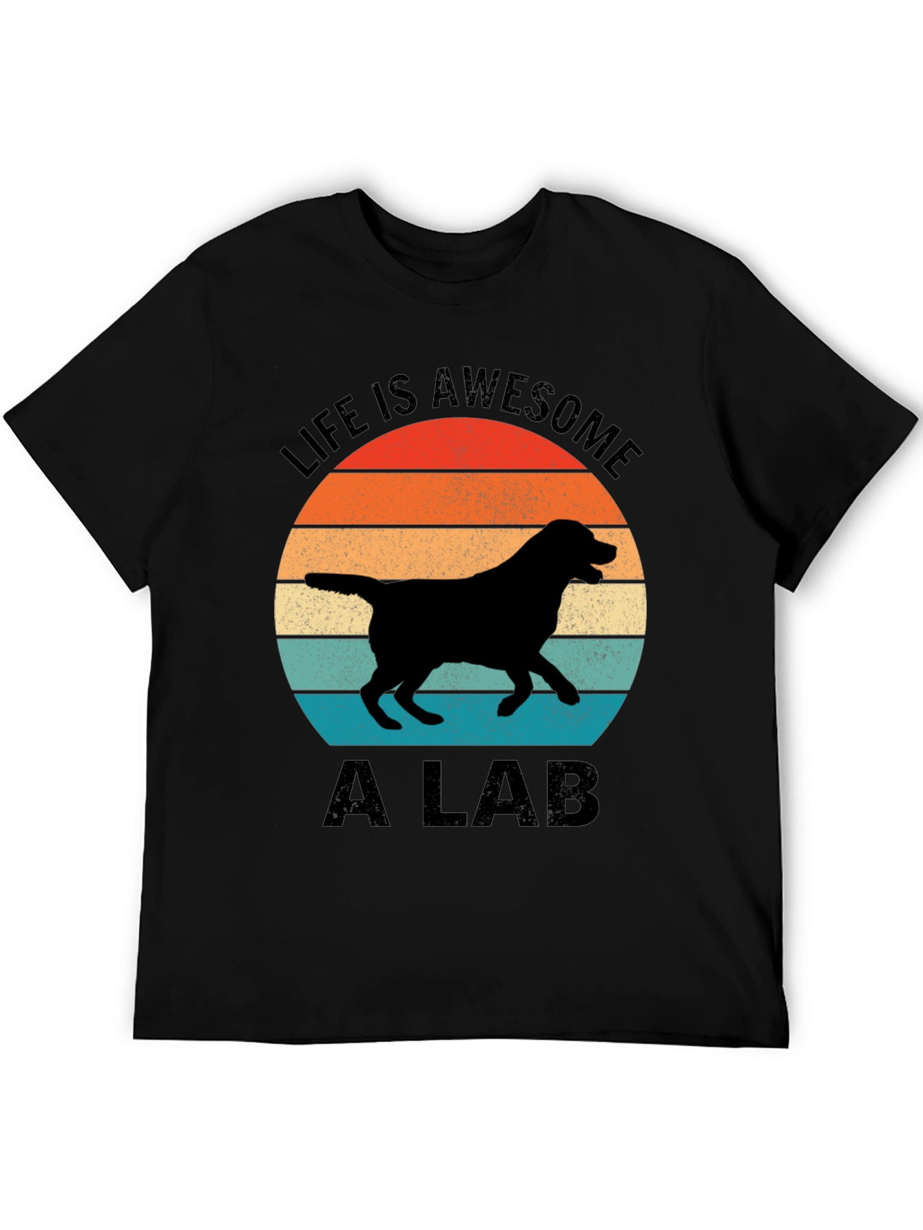 Awesome Life: Labrador Graphic T-Shirt