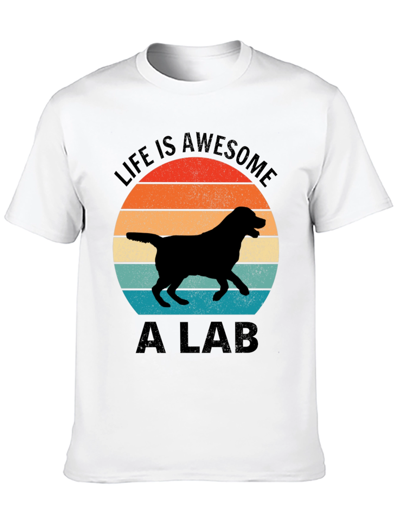 Awesome Life: Labrador Graphic T-Shirt
