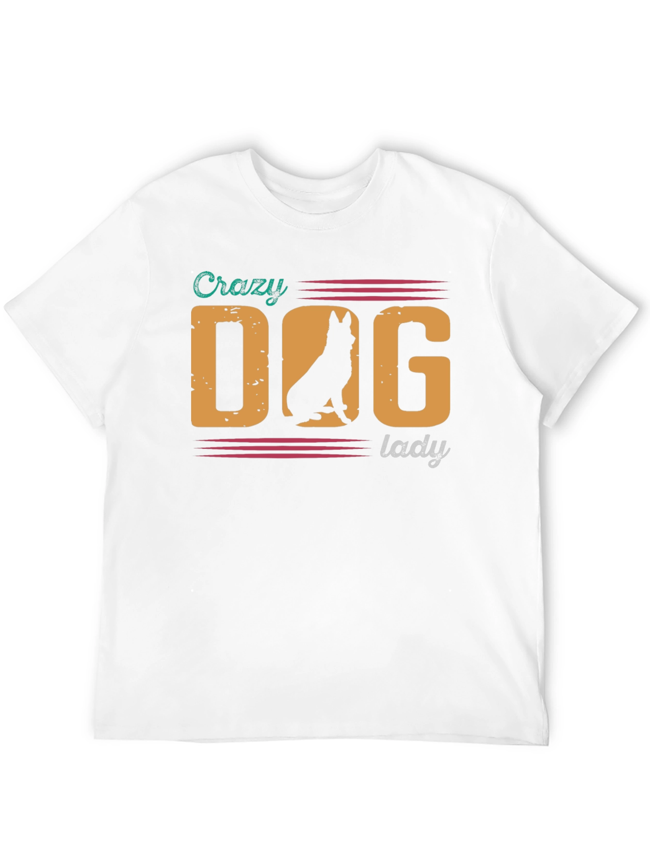 Crazy Dog Lady T-Shirt - German Shepherd Tee