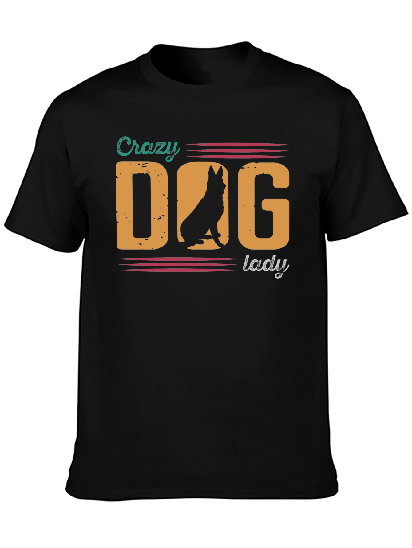 Crazy Dog Lady T-Shirt - German Shepherd Tee