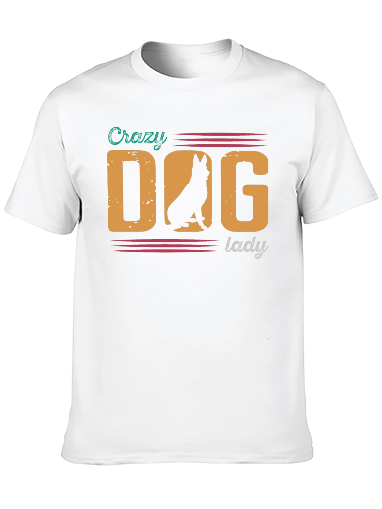 Crazy Dog Lady T-Shirt - German Shepherd Tee