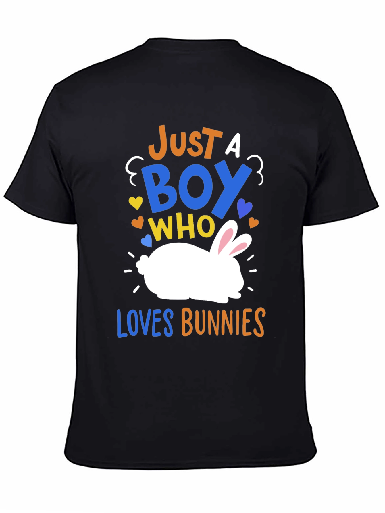 Just a Boy Who Loves Bunnies Graphic T-Shirt