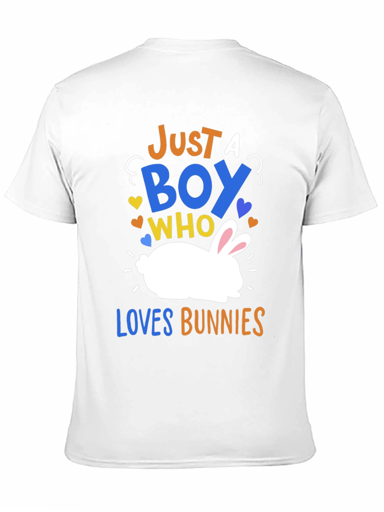 Just a Boy Who Loves Bunnies Graphic T-Shirt