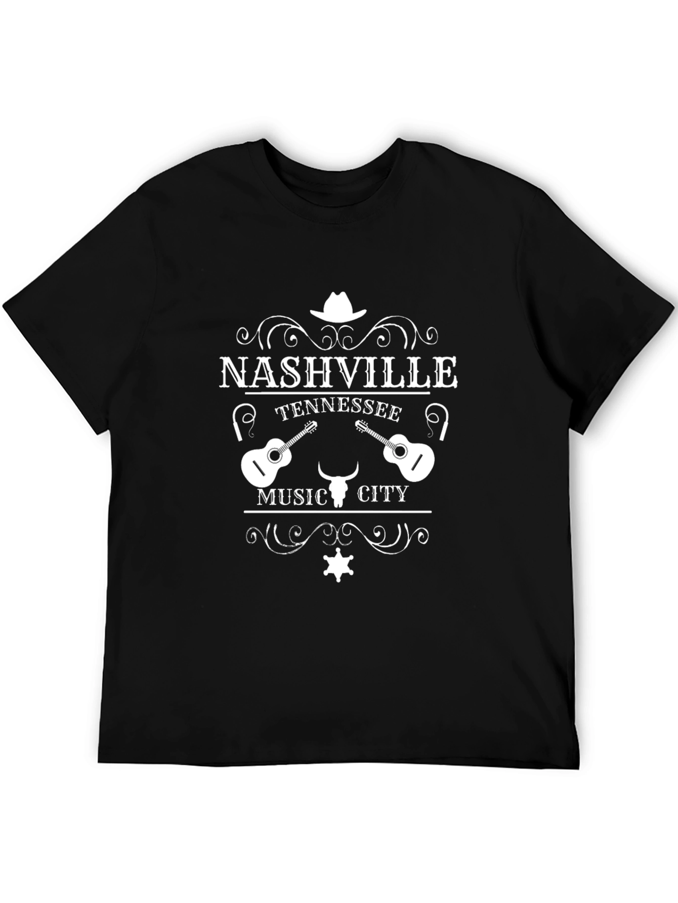 Nashville Tennessee Music City Graphic T-Shirt