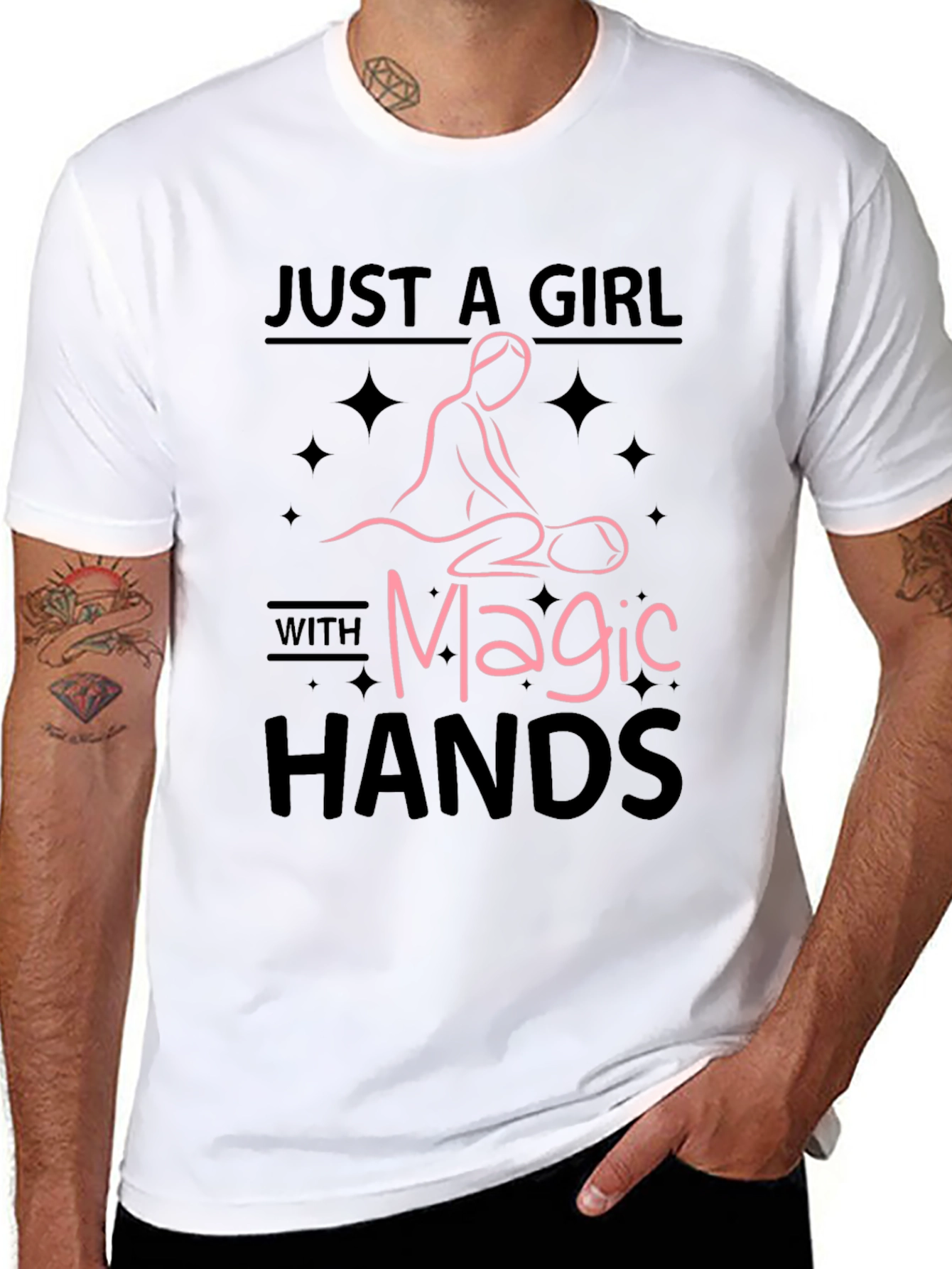 Magic Hands Massage T-Shirt - Relaxing Comfort