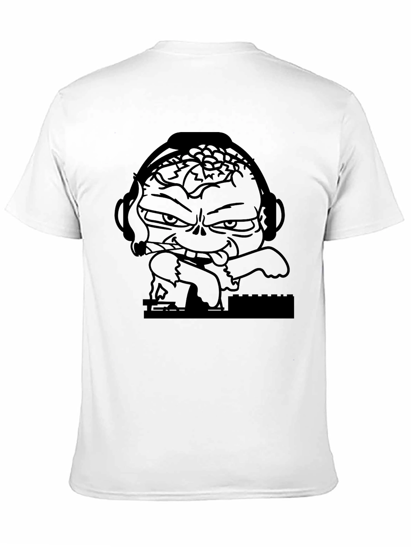 DJ Zombie Graphic T-Shirt - Black