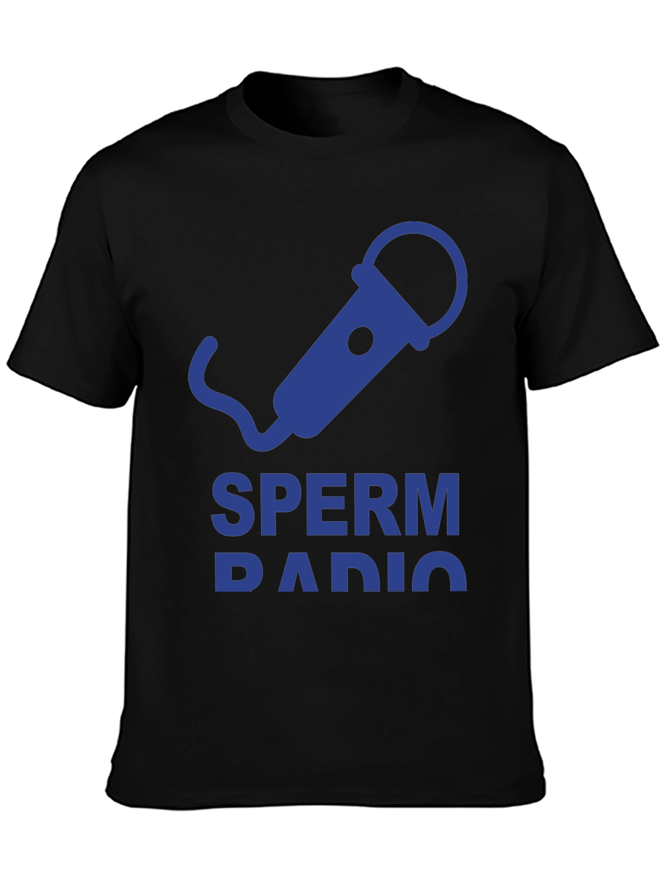 Sperm Radio T-Shirt - Blue Graphic Tee