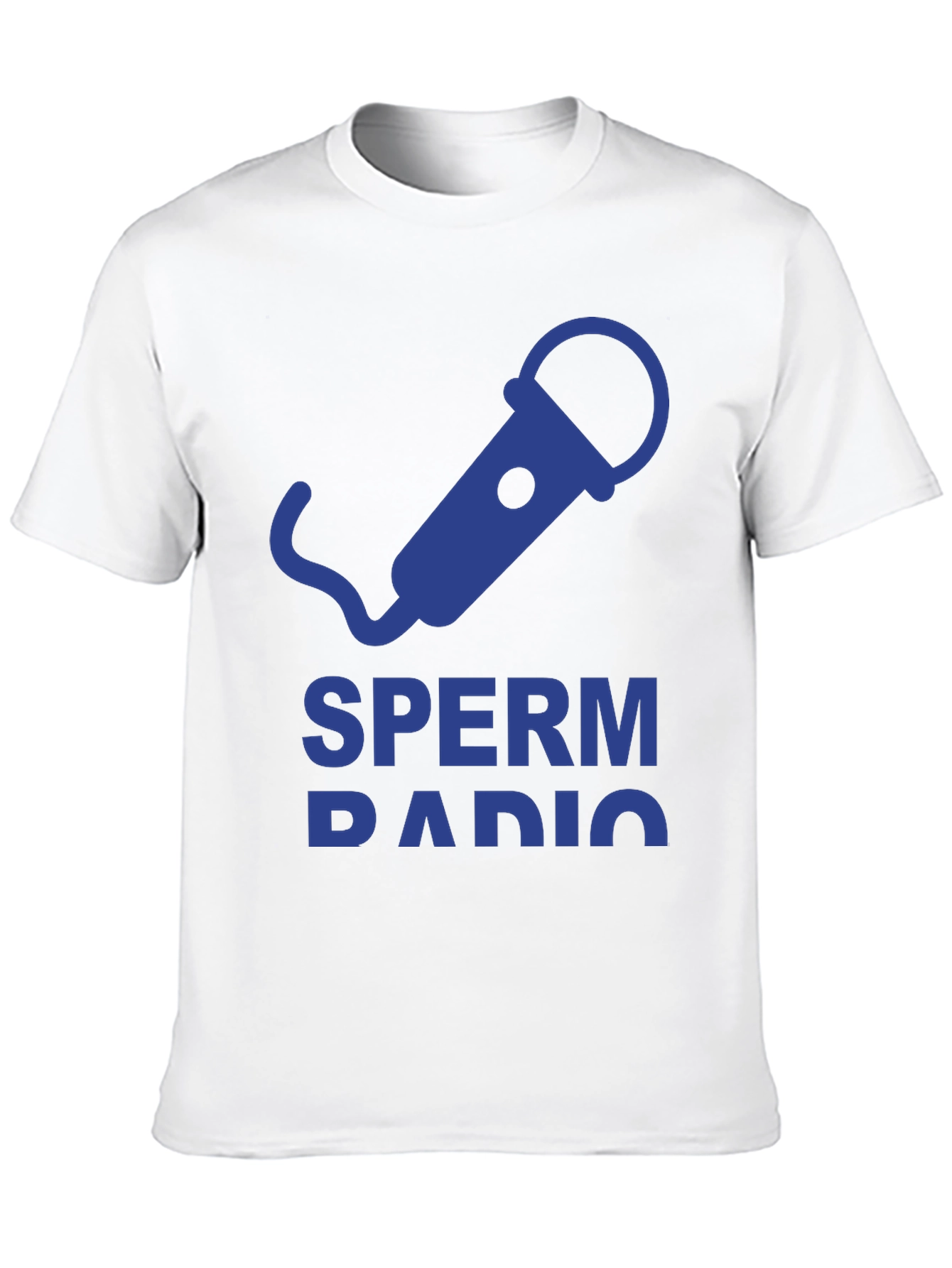 Sperm Radio T-Shirt - Blue Graphic Tee