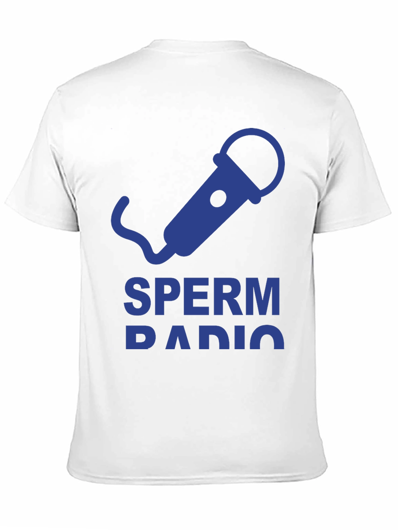 Sperm Radio T-Shirt - Blue Graphic Tee