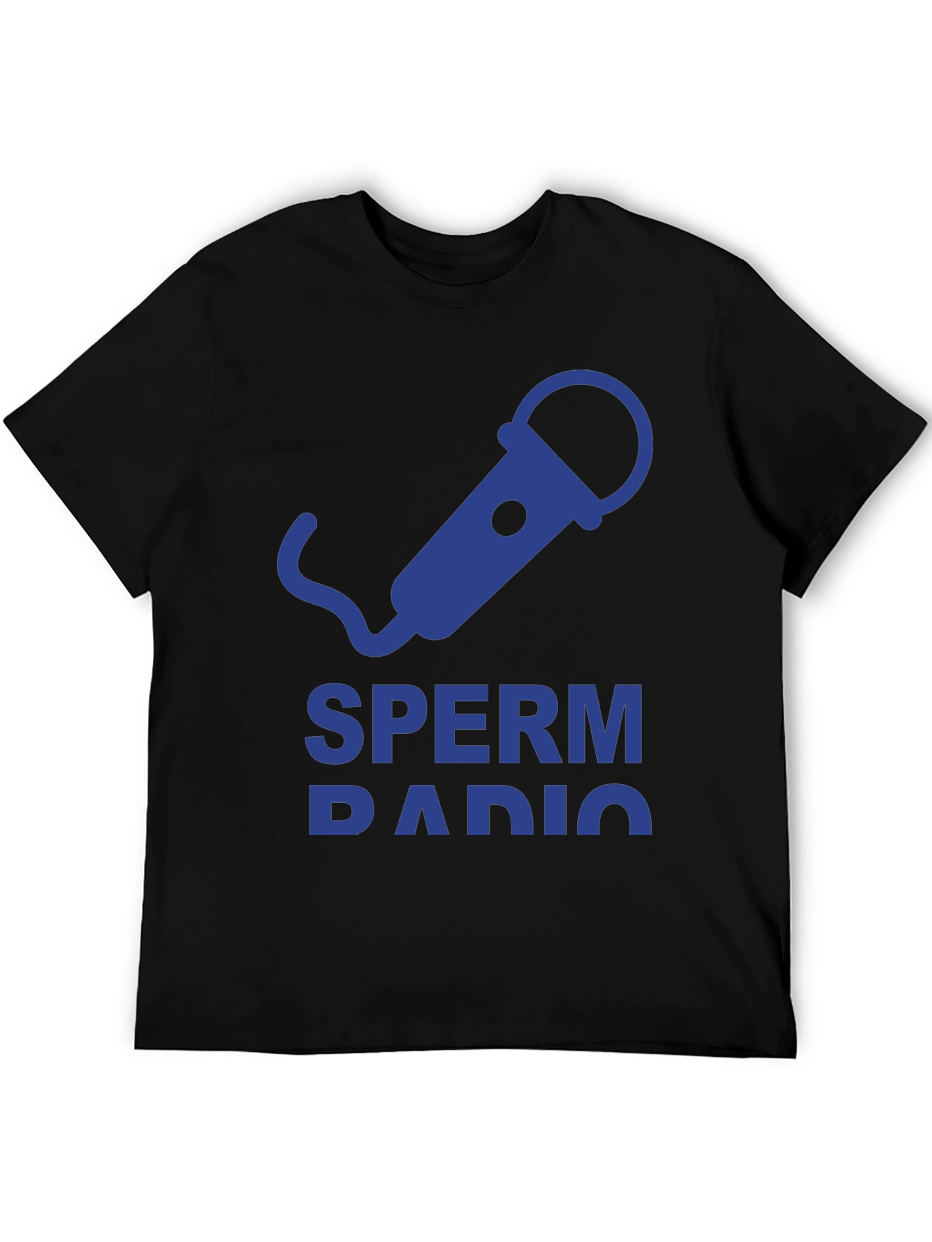 Sperm Radio T-Shirt - Blue Graphic Tee