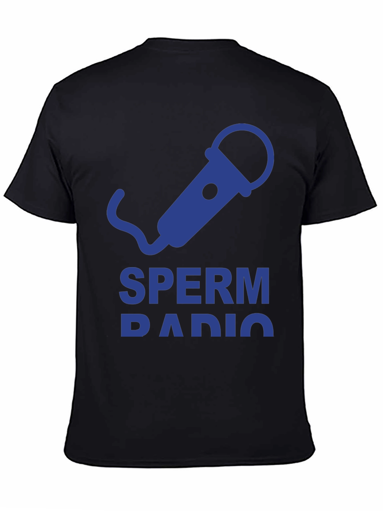 Sperm Radio T-Shirt - Blue Graphic Tee