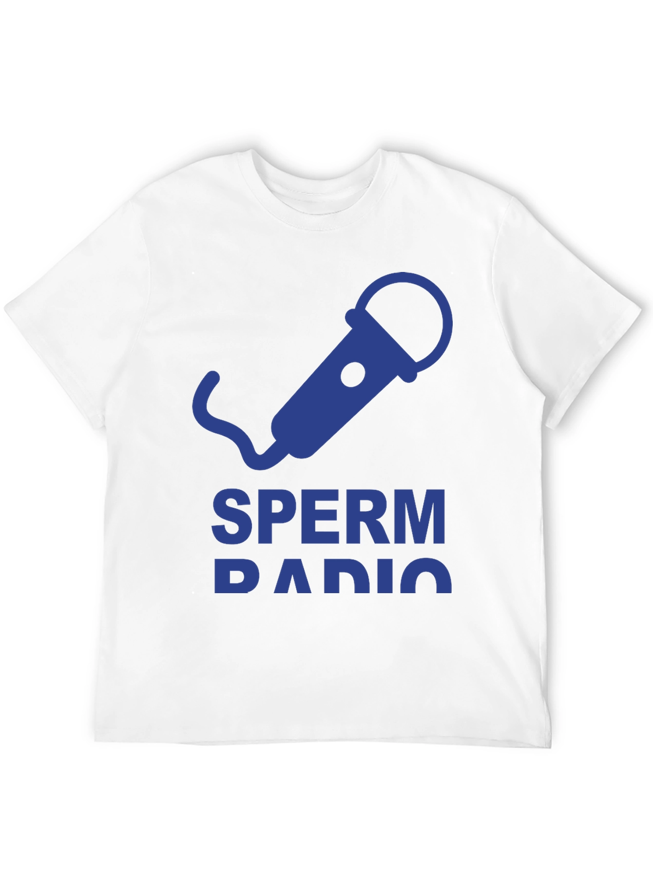 Sperm Radio T-Shirt - Blue Graphic Tee