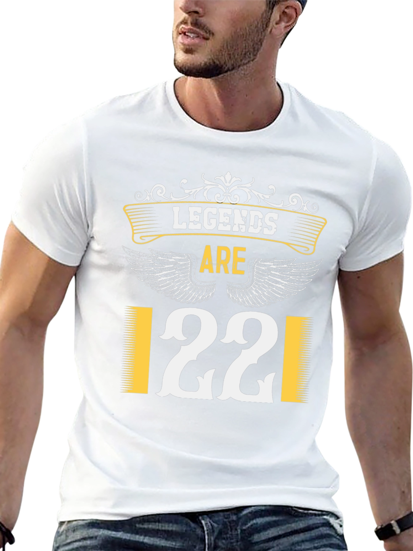 Legends Are 22 T-Shirt - Black Cotton Blend